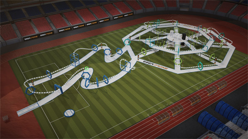 2024世界無人機錦標賽賽道示意圖 2024世界無人機錦標賽賽道示意圖